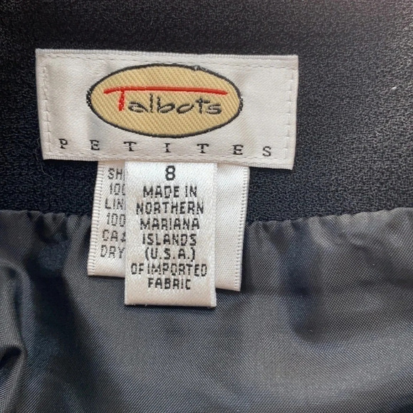 •Talbots• Black 2-piece Suit, like new - Picture 8 of 9